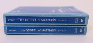 Daily Study Bible MATTHEW William Barclay Vol 1 & 2 Paperback Vintage COMMENTARY 5
