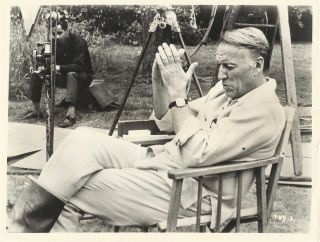 Joseph Losey In " Accident " Vintage Photograph 1967