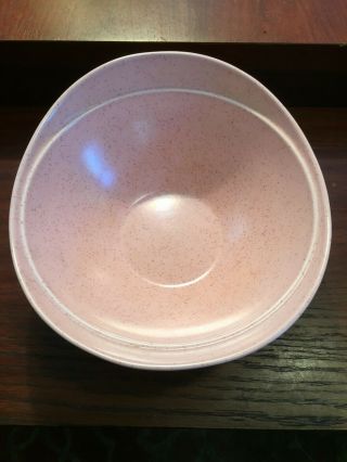 Vintage Vernon Ware Tickled Pink Serving Bowls,  Set of 3,  Mid Century Modern 4