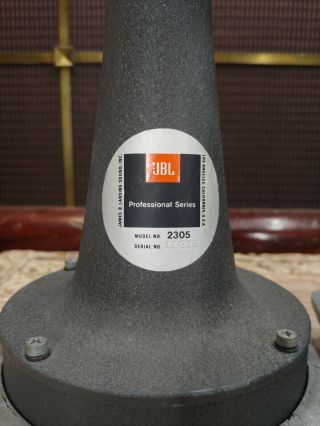 2 - JBL 2305 Potato Masher Horns for JBL Drivers LE175,  LE85,  2410,  2420,  2470 11