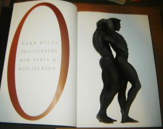 1991 Duo Herb Ritts Photography Gay Nude Male Art Book Bob Paris Rob Jackson