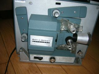 VINTAGE BELL & HOWELL AUTOLOAD 8MM MOVIE PROJECTOR NO 357A 2
