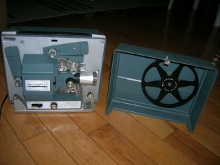 VINTAGE BELL & HOWELL AUTOLOAD 8MM MOVIE PROJECTOR NO 357A 3