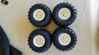 Vintage 1/10 scale Tamiya Clodbuster Wheels and Tires 2