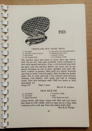 SCARCE Vintage 1954 North Carolina State Women Community Cookbook Collectible NC 5