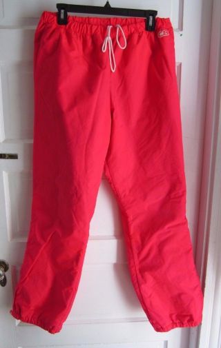 Euc Vintage 1989 Mens Cb Sports Insulated Winter Snow Ski Snowboard Pants 36 Red