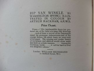 ARTHUR RACKHAM ALICE ' S ADVENTURES IN WONDERLAND.  1ST EDITION TRUE 1ST ISSUE 1907 5