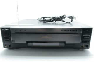 Sony Mdp - 800 Laserdisc Ld Player W/ Remote Both Sides Play