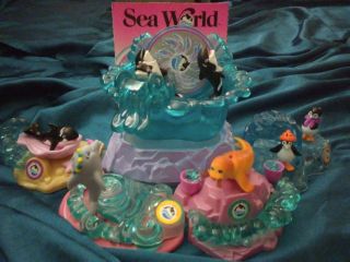 Vintage My Littlest Pet Shop 1995 Sea World Set