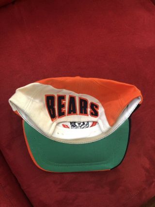 Chicago Bears NFL Vintage Snapback Hat Cap American Needle Blockhead Navy Orange 2