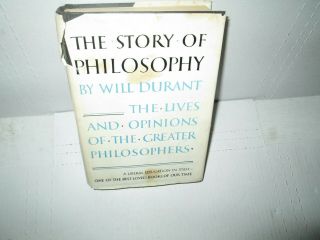 The Story Of Philosophy Rare Hardcover W Slip Will Durant Plato Aristotle 1926
