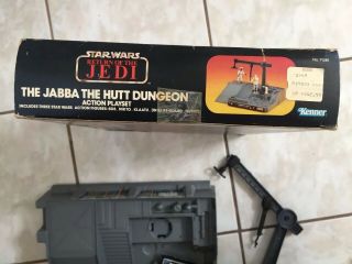 Star Wars Rotj Jabbas Dungeon Playset Kenner Vintage Box Sears Return Ofthe Jedi 4