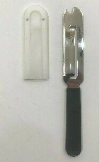 The Pampered Chef Cheese Knife 1125 Vintage With Sheath Retired