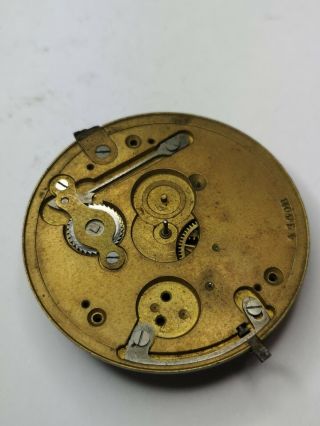 Vintage Lancashire Watch Co Pocket Watch Movement - Good Balance 4