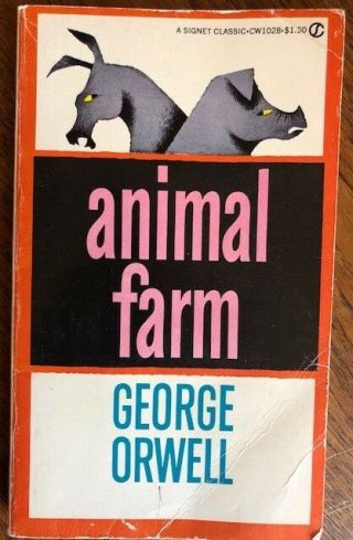 Animal Farm,  By George Orwell,  Vintage Paperback 1954