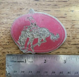 Cowboy Western Rodeo Vintage Leather Stamp Embossing Die Tool Stamping