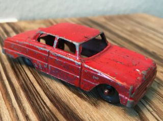 Tootsietoy Ford Falcon Sedan 3” Red Body Vintage Toy Car