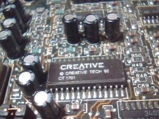 Creative Sound Blaster 16 CT2740 SB SB16S ISA soundcard 4.  11 panasonic 8