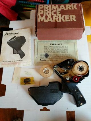 Vintage Esselte Primark Pricing Gun L - 14 With Box And Instructions