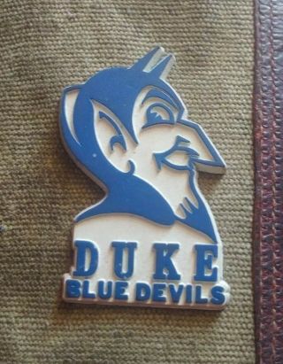 Ncaa Vintage Duke Blue Devils Standing Board College Fridge Rubber Magnet