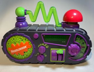 Nickelodeon Time Blaster Slime Digital Alarm Clock Vintage 1995 &