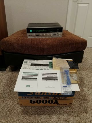 Sansui 5000a Stereo Tuner Amplifier Complete W/box And Paperwork