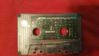 Vintage Tdk Cassette Tape Head Demagnetizer Hd - 01 -