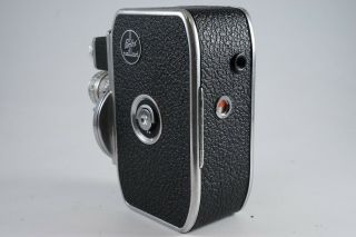 GREAT Bolex Paillard D8L 8mm Movie Camera w/ - w/ Pistol Grip,  Bag,  1 Lens 3