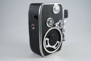 GREAT Bolex Paillard D8L 8mm Movie Camera w/ - w/ Pistol Grip,  Bag,  1 Lens 4