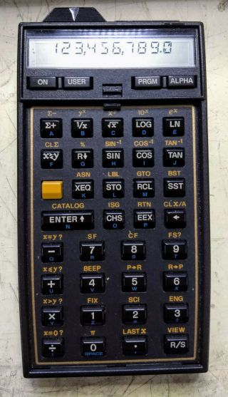 Hewlett Packard Hp 41cv Programmable Calculator