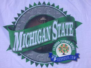 Vintage Michigan State T - Shirt ' 99 Season /Jan 1,  2000 Citrus Bowl /Men ' s XL 2