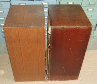 Pair Acoustic Research AR1 Speaker Cabinets With 10 