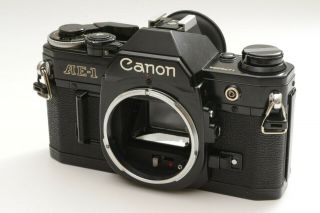 【as - Is】canon Ae - 1 Body Black Film Camera Slr From Japan 1478354/k551