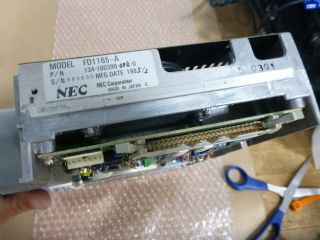 NEC 8 - inch DSDD Floppy Drive (Half - Height) FD1165 - A,  Part 134 - 100390 - 004 (EX) 7
