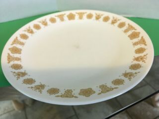 4 VINTAGE Corelle BUTTERFLY GOLD SALAD PLATES Lunch LUNCHEON 8.  5 