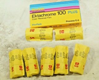 Kodak Ektachrome 100 Plus Daylight Epp 220 Slide Film 7 Rolls Always Frozen