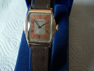 Vintage Art Deco Waltham 10k Rolled Gold Plate Watch