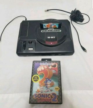 Sega Genesis 16 Bit High Definition Console And Sonic The Hedgehog