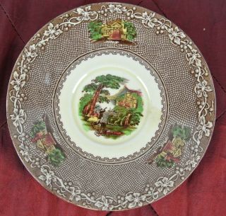 Vintage Royal Staffordshire Colorfull Jenny Lind England Saucer Plate