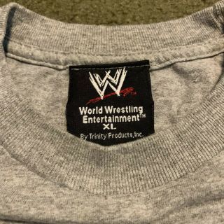 Vintage WWE Chris Benoit Grey T Shirt XL The Wolverine Short Sleeve Cotton Gray 5
