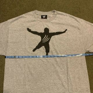 Vintage WWE Chris Benoit Grey T Shirt XL The Wolverine Short Sleeve Cotton Gray 7