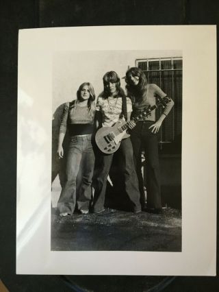 The Runaways,  Joan Jett,  Sandy West,  Jackie Fox,  Vintage Press Photo