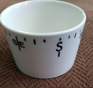 Vtg Nautical Compass Small Snack Bowel Cup HOMER LAUGHLIN Dinner Ware 2