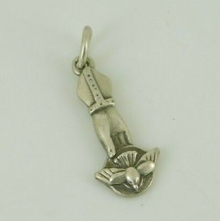 Vintage Creed Sterling Silver Religious Charm