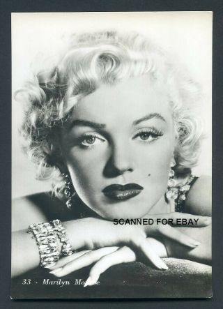 Marilyn Monroe Glamour Vintage 1950s Italian Real Photo Postcard