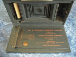 Antique Eastman Kodak Co No.  2 Brownie Folding Camera 4