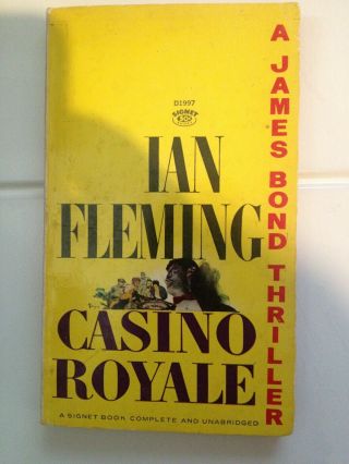 A James Bond Thriller Ian Fleming Casino Royale Signet Book Vintage 1964
