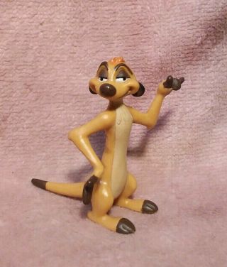 Vintage Disney Lion King Timon Figure Toy Pvc - 1994 Mattel