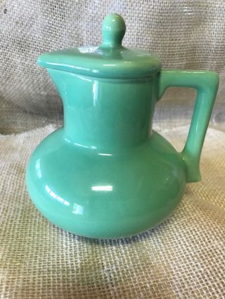 Vintage Franciscan Small Green Teapot