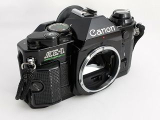 【Excellent,  】Canon AE - 1 Program 35mm SLR FILM Camera Black Body from Japan 2